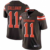 Nike Men & Women & Youth Browns 11 Antonio Callaway Brown NFL Vapor Untouchable Limited Jersey,baseball caps,new era cap wholesale,wholesale hats